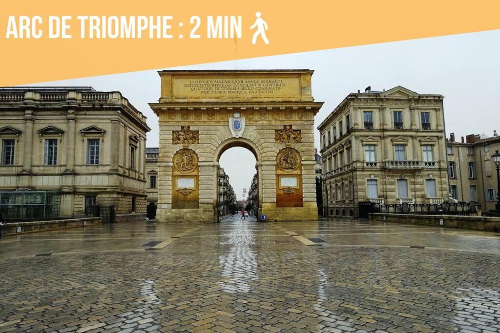 L'Ecucentre Avec Parking Inclu - 600M De La Place De La Comedie - Climatisation モンペリエ エクステリア 写真